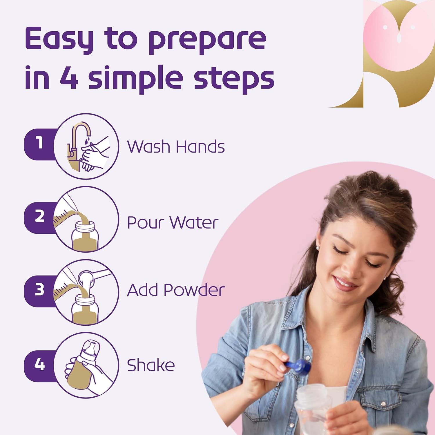Hypoallergenic, Dairy-free, Amino Acid-Based Baby Formula with Prebiotic Fiber,