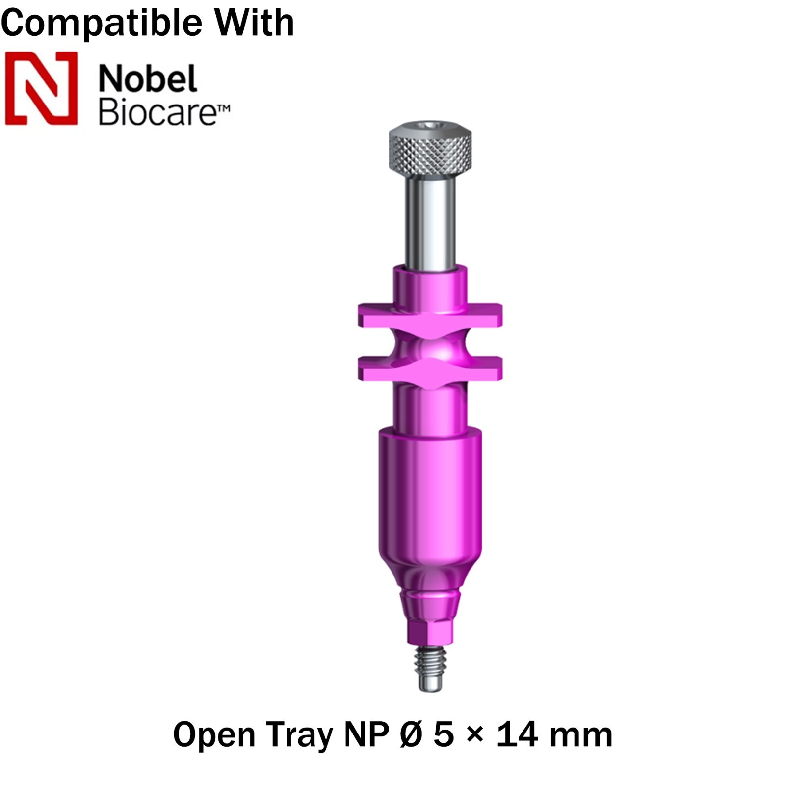 Dental Nobel Impression Coping Open Tray Conical Connection NP/RP Ø3.6/5.0mm