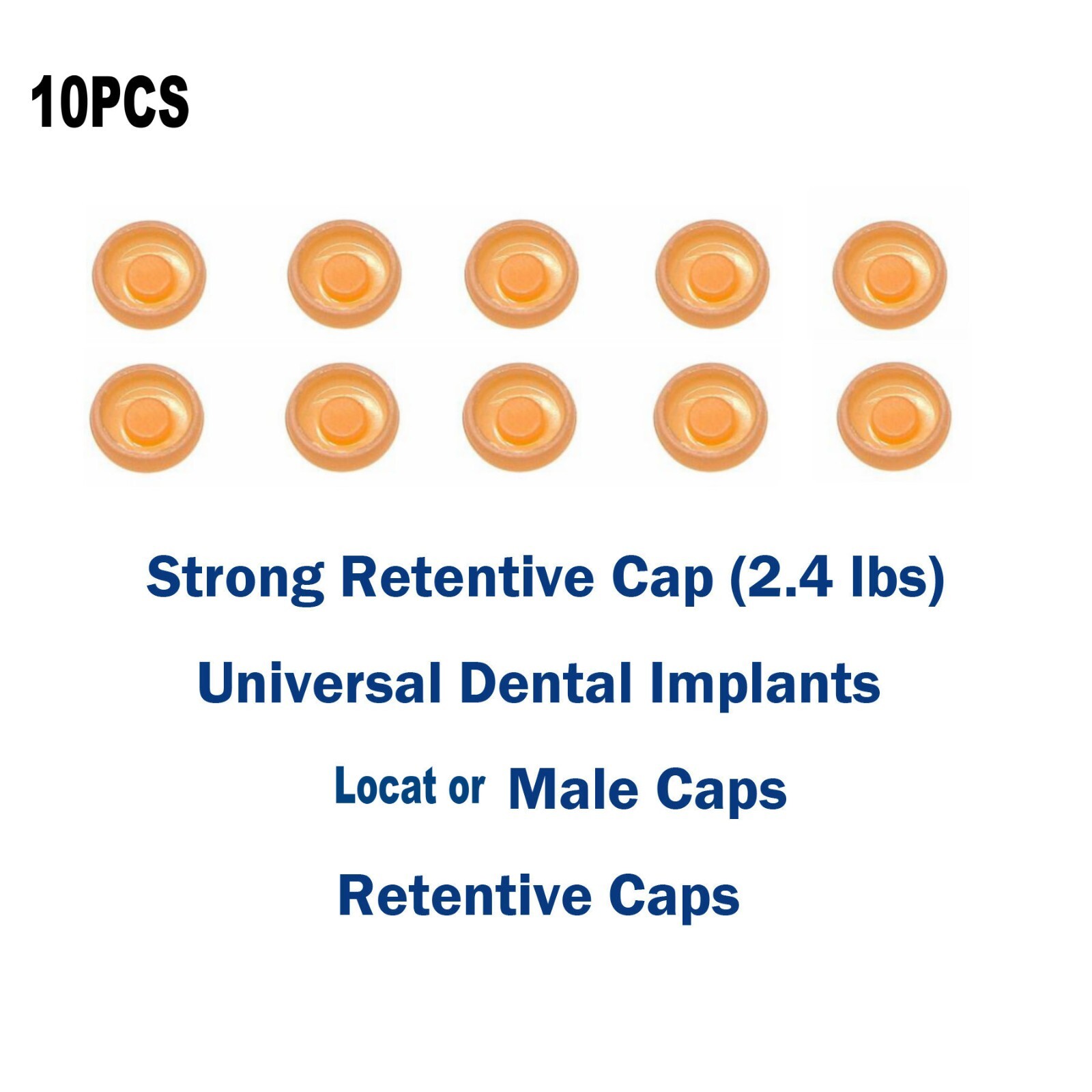 Dental Strong Retentive Caps Overdenture Metal Housing Attachments Abutments