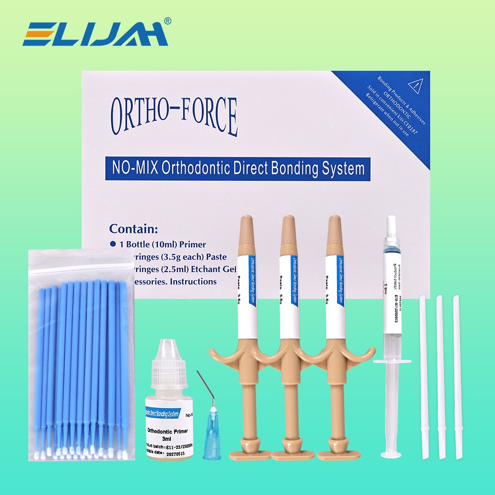 Dental Orthodontic No-Mix Self Cure Bonding Adhesive Kit For Brackets Braces New