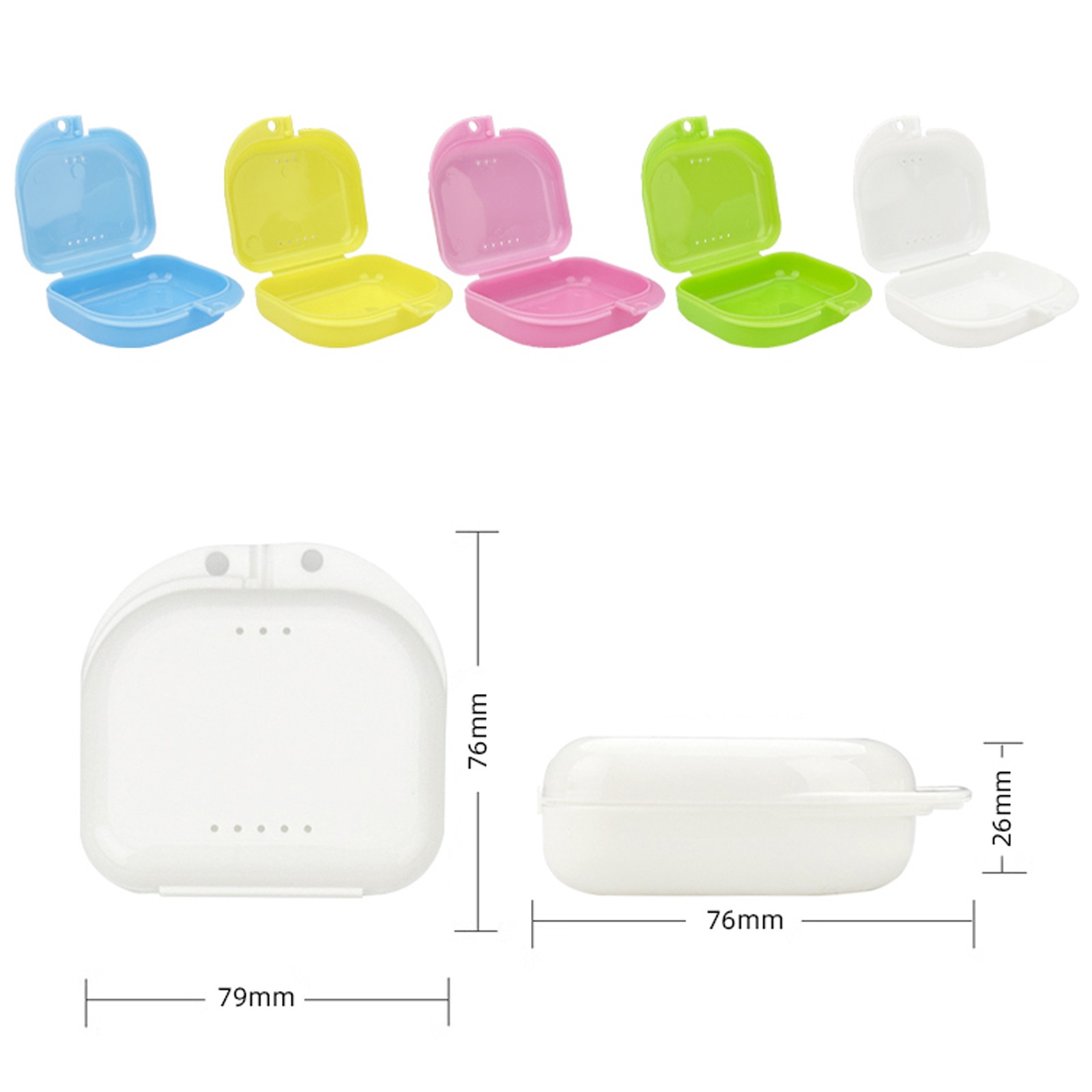 Dental Retainer Case Storage Mouth Guard Box Containers for Invisalign Teeth VIP