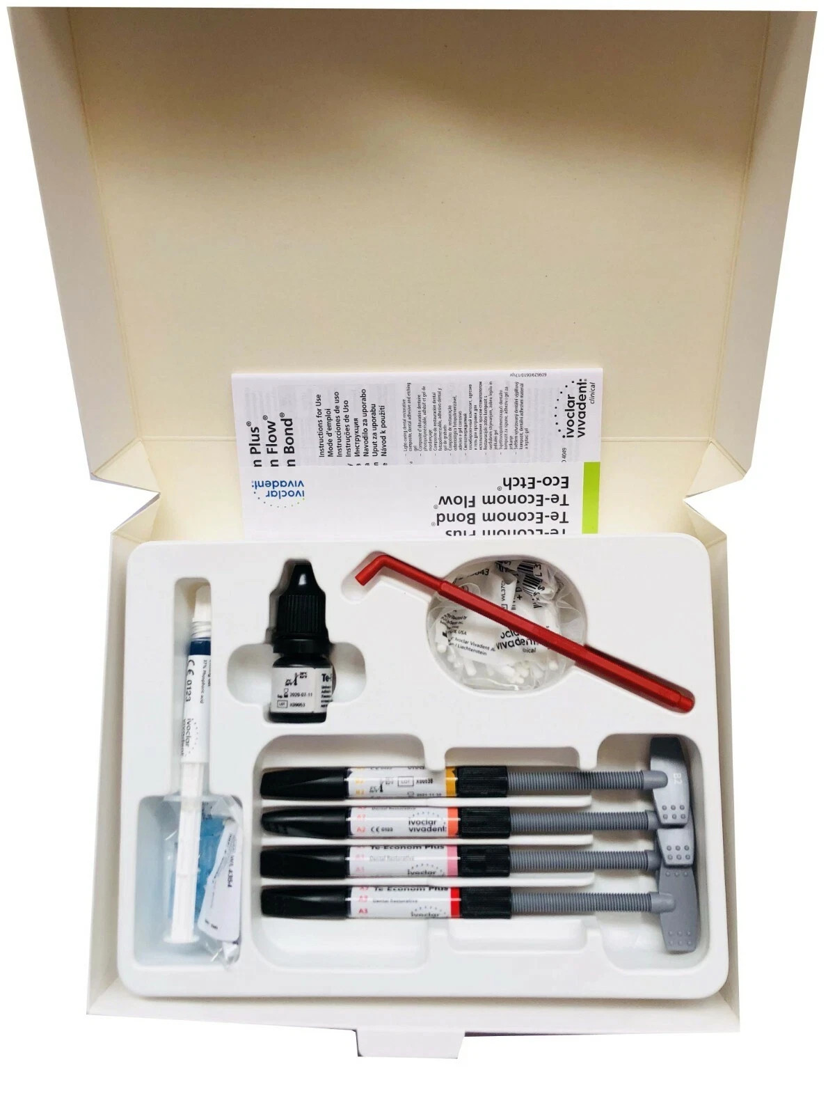 Ivoclar Vivadent Te Econom Plus Intro kit Resin Composite Dental Without Box
