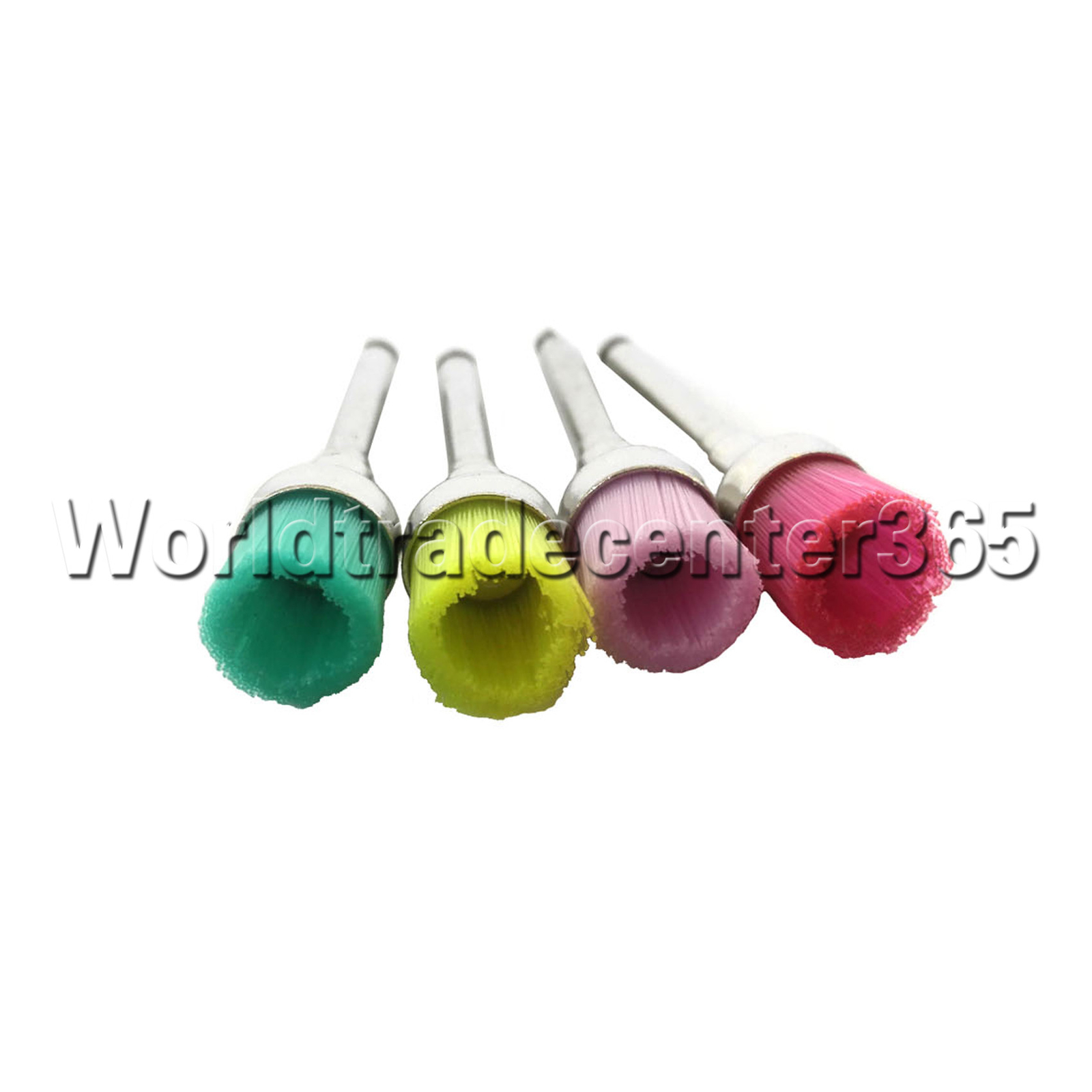Dental Multi-color Nylon Latch Flat Bowl Buffing Polisher Prophy Cup Bolt Brush