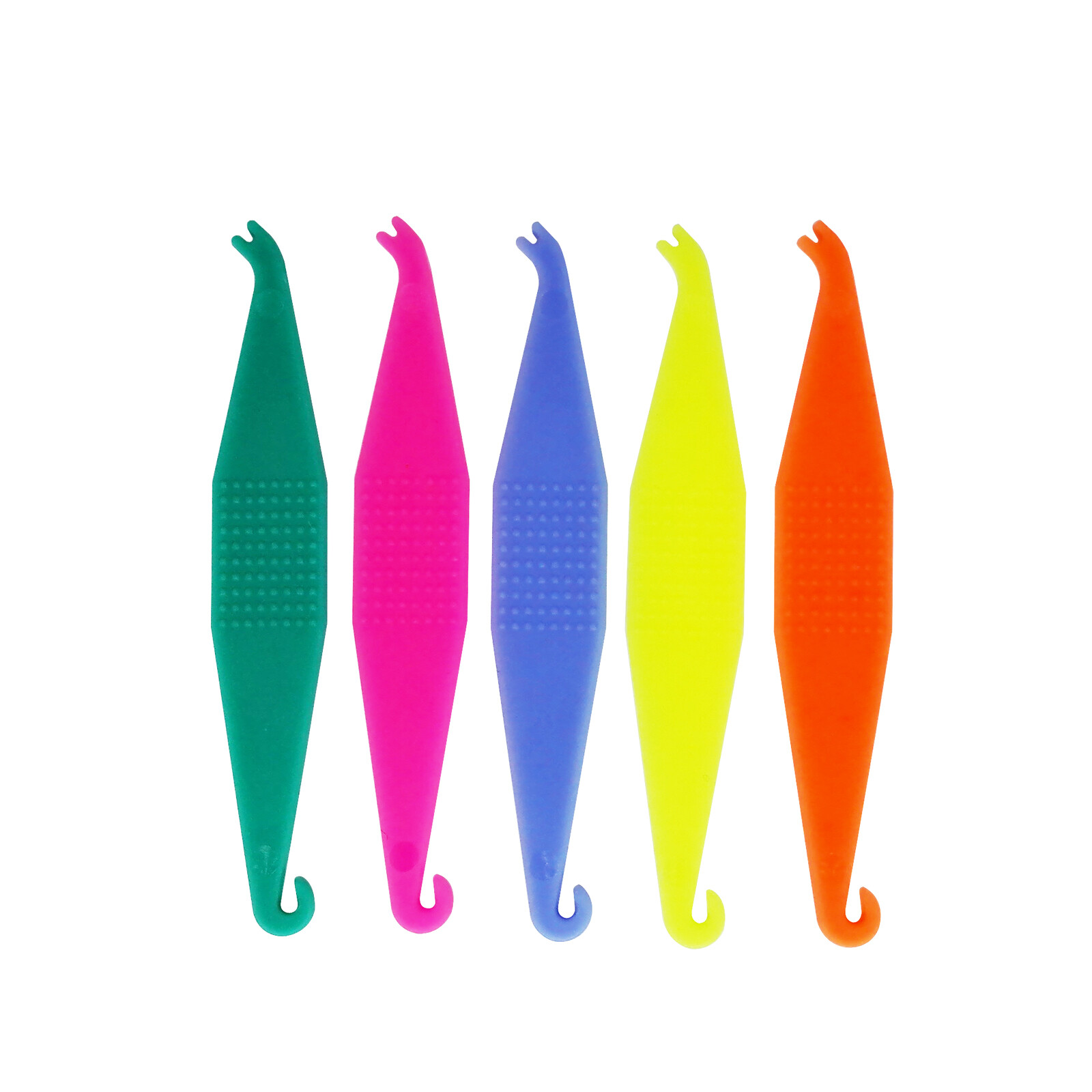 Dental Orthodontic Elastic Placer Elastic Rubber Band Placers Mixed Color 100Pcs