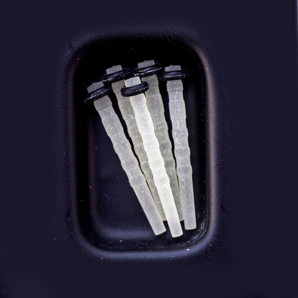 Dental 65%Fider Endo quartz Fiber Resin Post Pile 4Size Mixed EASYISNMILE
