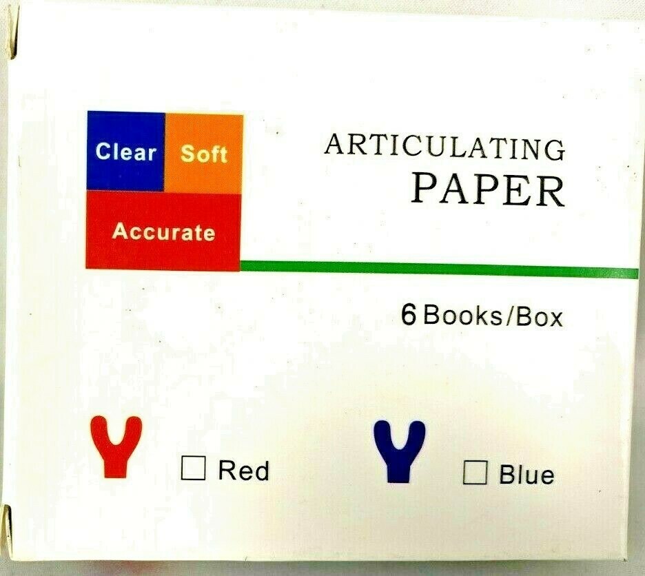 Articulating Paper Horseshoe Type Blue Red Combo 72Pcs x 3 Boxes