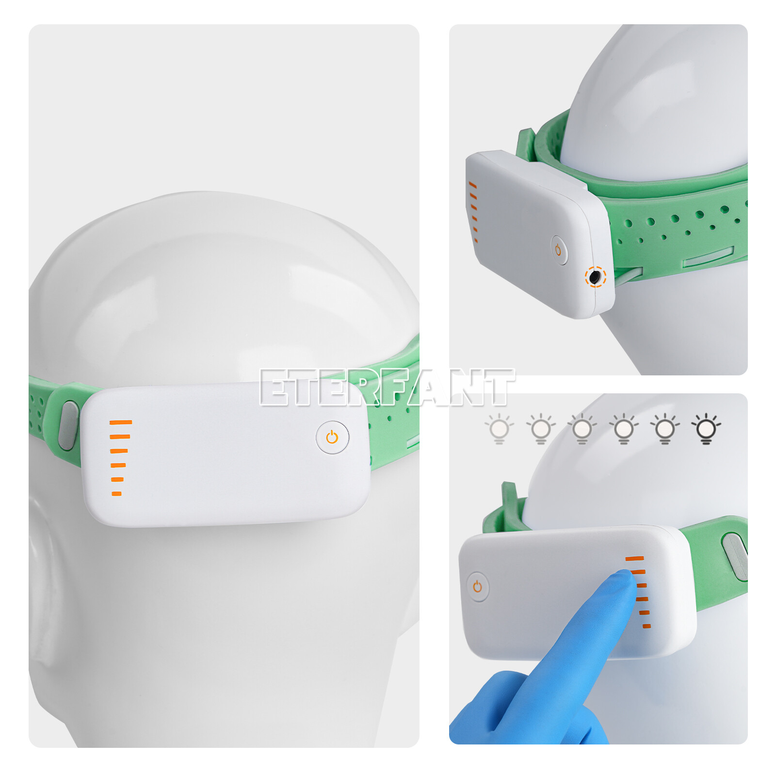 ETERFANT Dental Lightweight Silicone Headlight Lamp Surgery Medical 5W LED