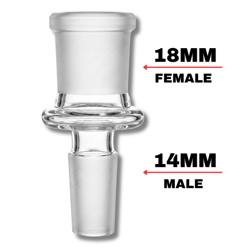 Glass Joint Adapter 18mm to 14mm 14mm to 10mm 10mm to 14mm Water Pipe Bong