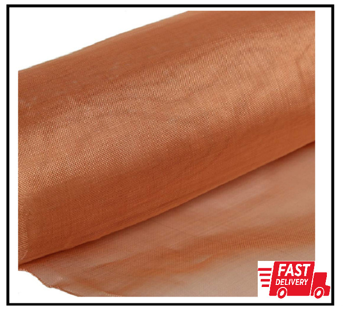 99.9% Pure Copper Wire 40 Mesh- 12.5″ x 38″ Dense Filter Screen Mesh