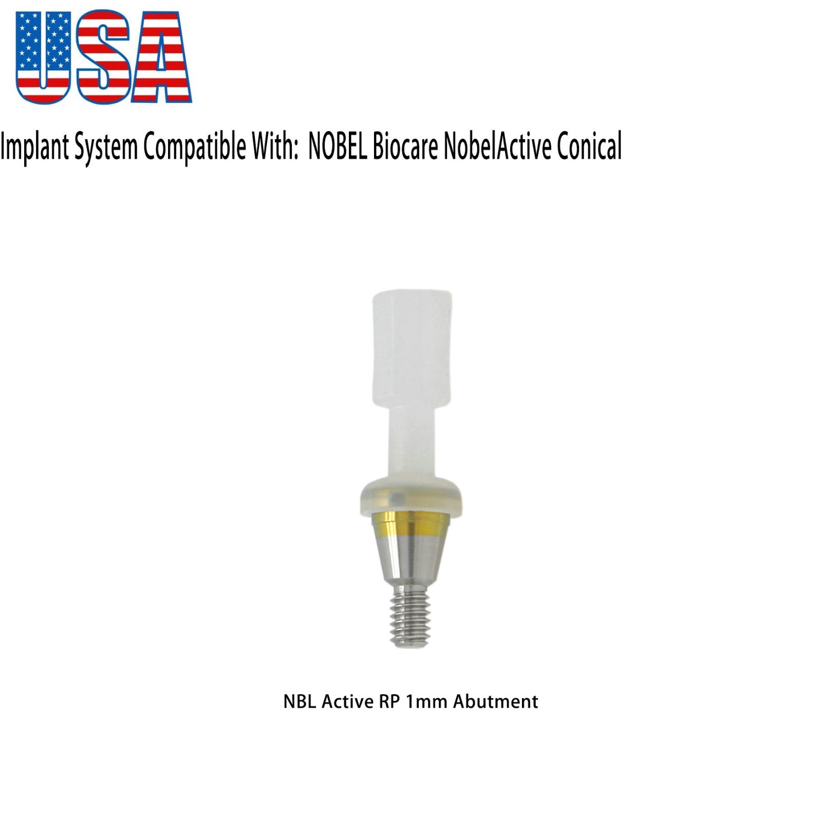 Dental Locator Abutments Anchor fit Nobel Active Conical Connection NP RP 1–5mm