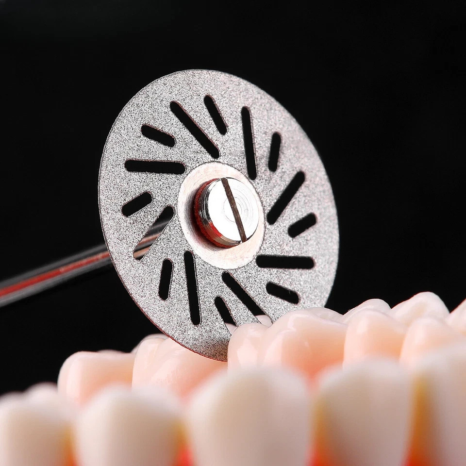 Dental Saw Diamond Disc Wheel Porcelain Teeth Cutting Polishing Discs 190/220mm