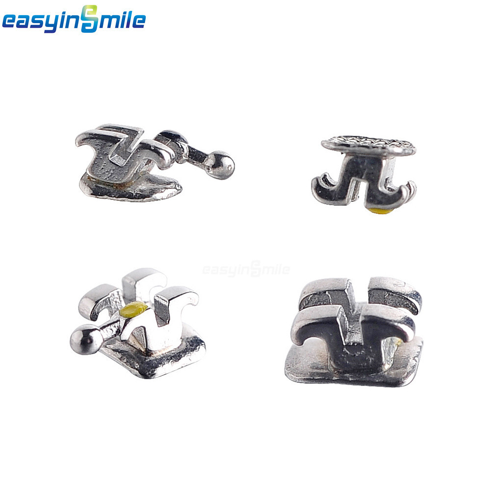 10Packs Orthodontic Metal Brackets Dental MINI Braces MBT/ROTH 022 Hook 3/345