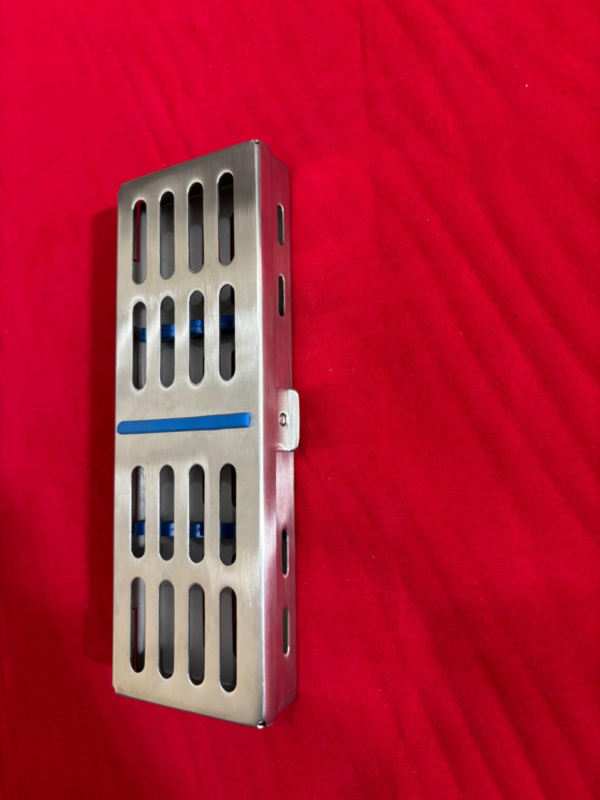 Surgical Dental Sterilization Box Tray Cassette For 5 Pcs Instruments Stainless
