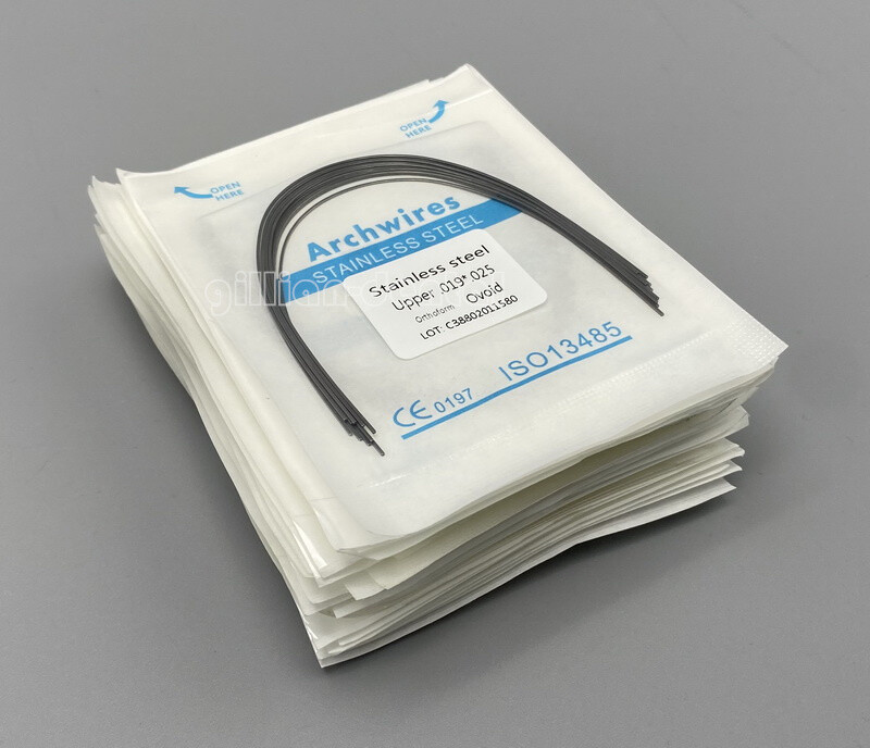 Dental Ortho S.S Super Elastic Niti Arch Wires Ovoid Form Round/Rectangular