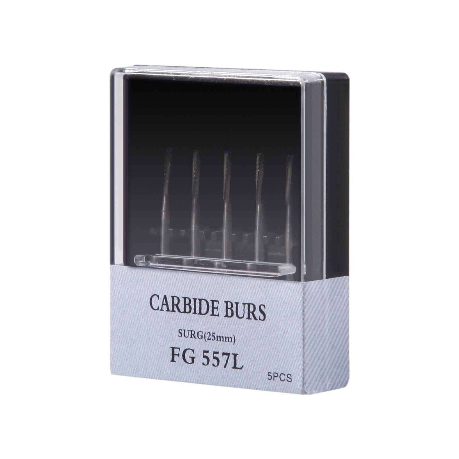 3 packs Dental Long Surgical Burs FG #557L 25mm Shank Tungsten Carbide USA