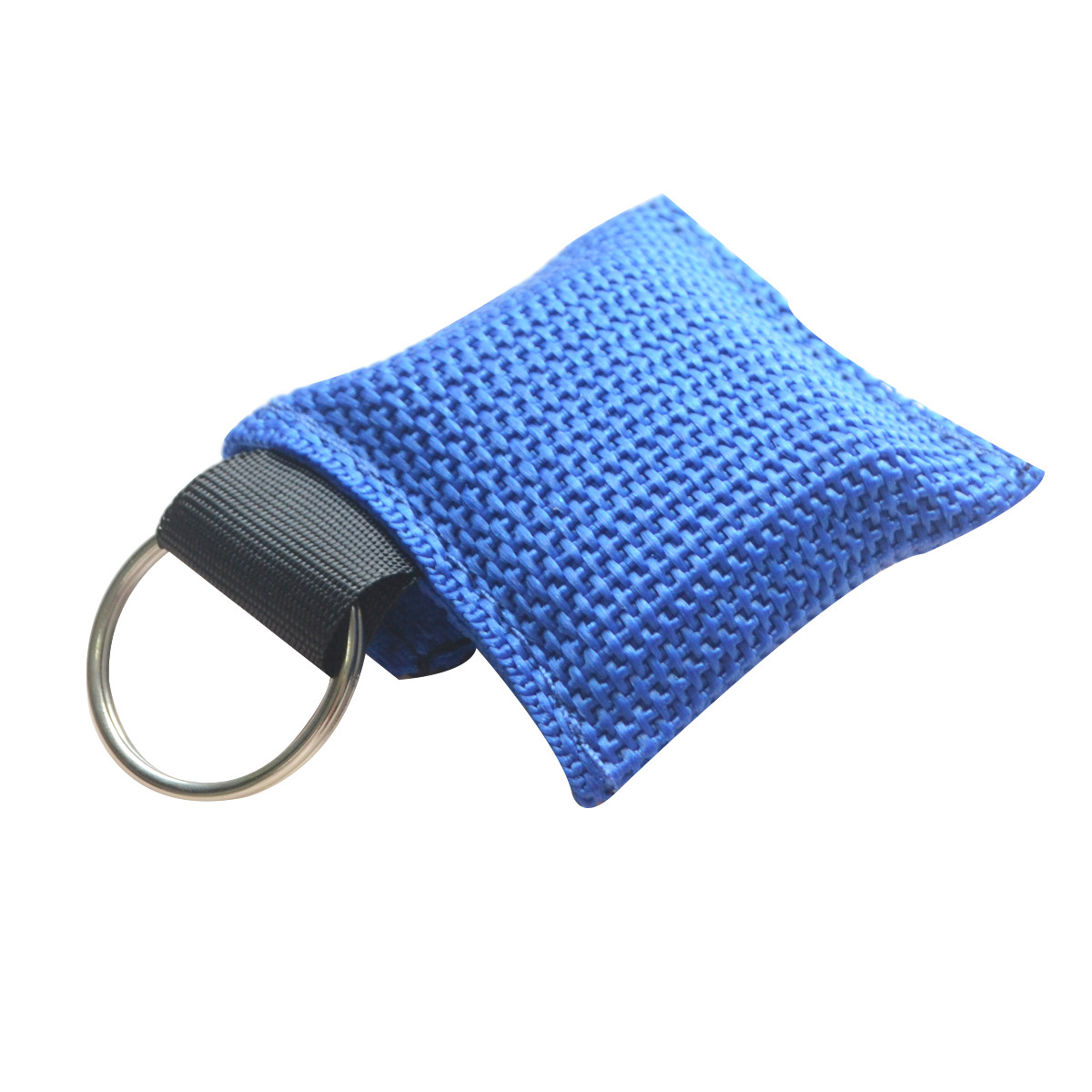 8pcs CPR Printed Nylon Keychain Pouch first aid kit cpr CPR Face Shield
