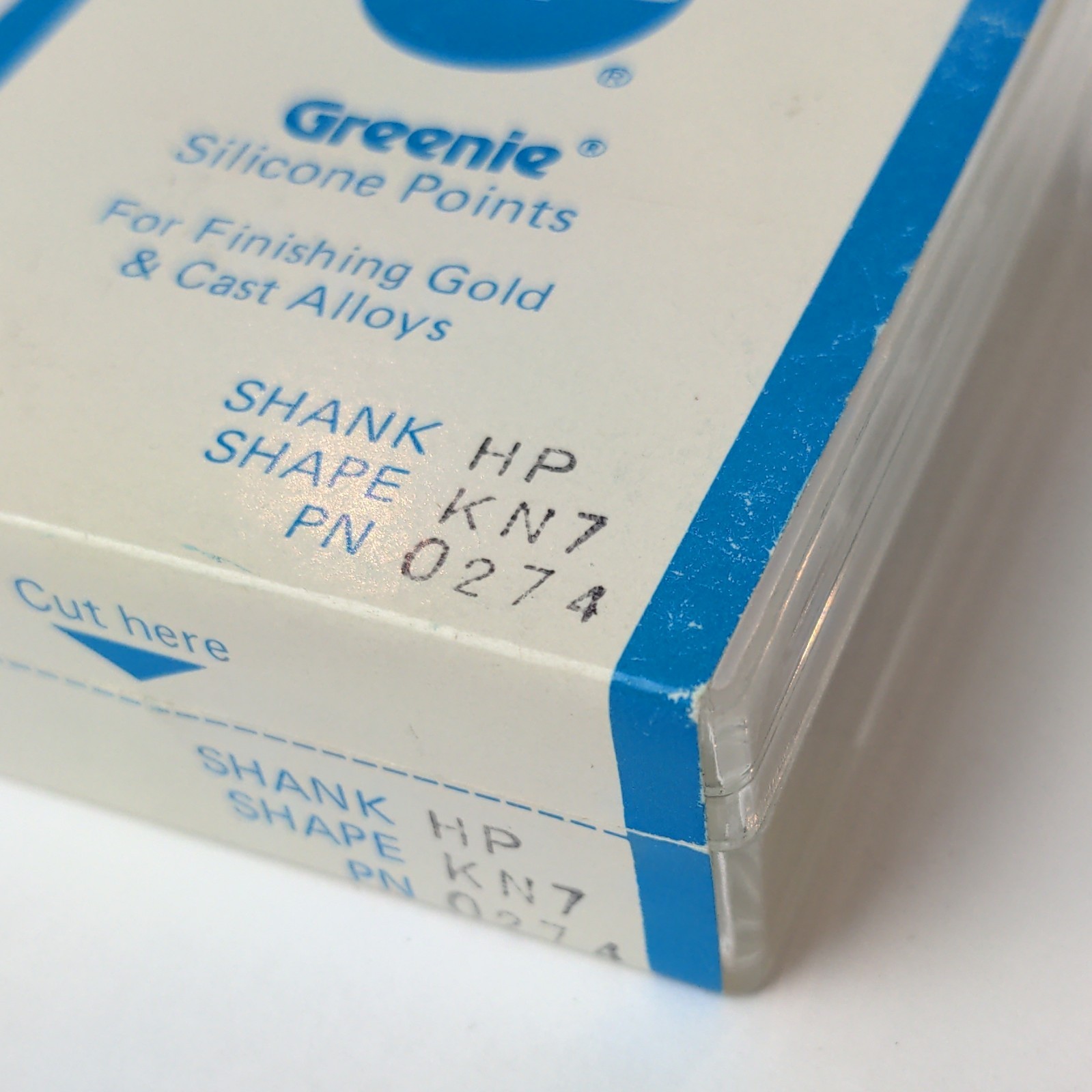 Shofu Greenie Silicone Points HP Long Straight Shank KN7 PN 0274 (10 pieces)