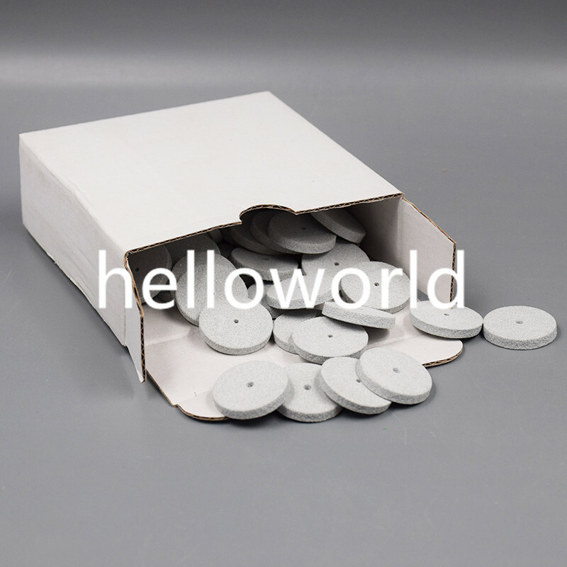 50 Pcs Hot-sale Dental White New Jewelry Silicone Polishing Wheels Polishers