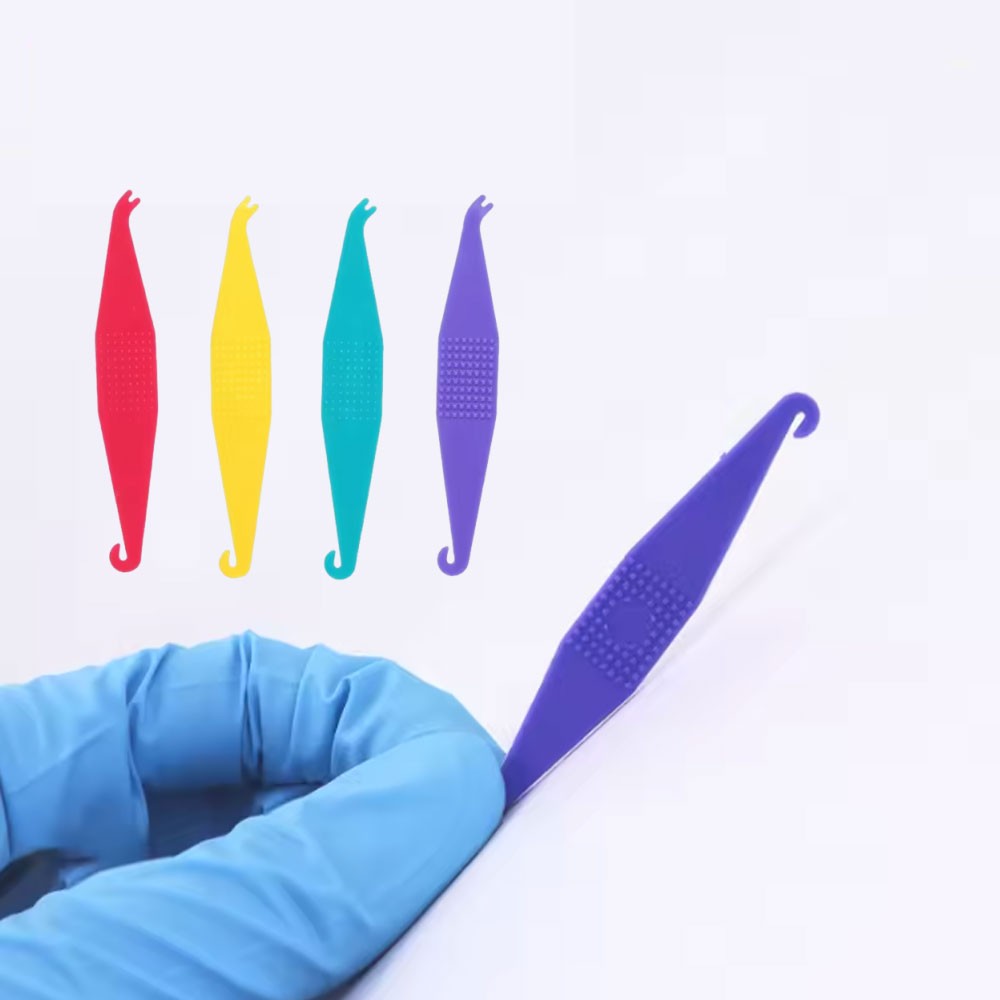 Dental Orthodontic Elastic Placer Elastic Rubber Band Placers Mixed Color