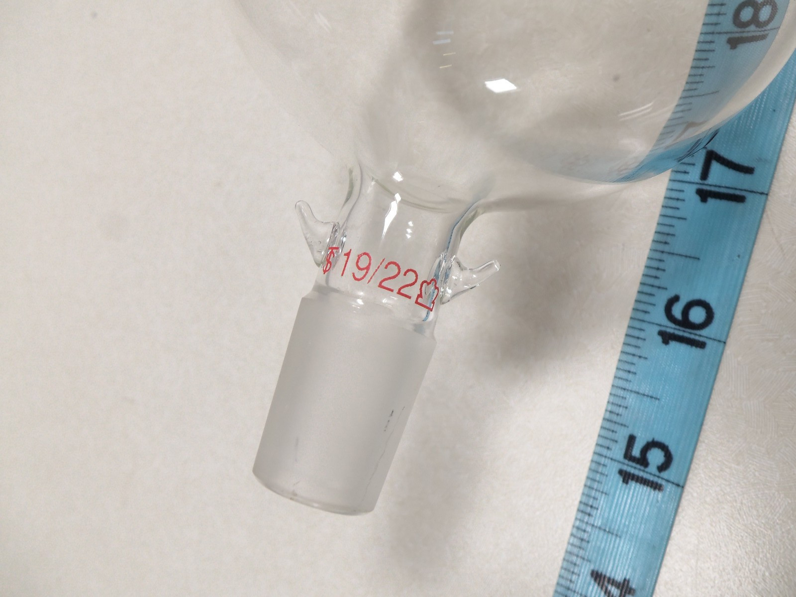 Lot of 3 Kuderna Danish Evaporator Concentrator Flasks 250ml & 500mL Lab Glass