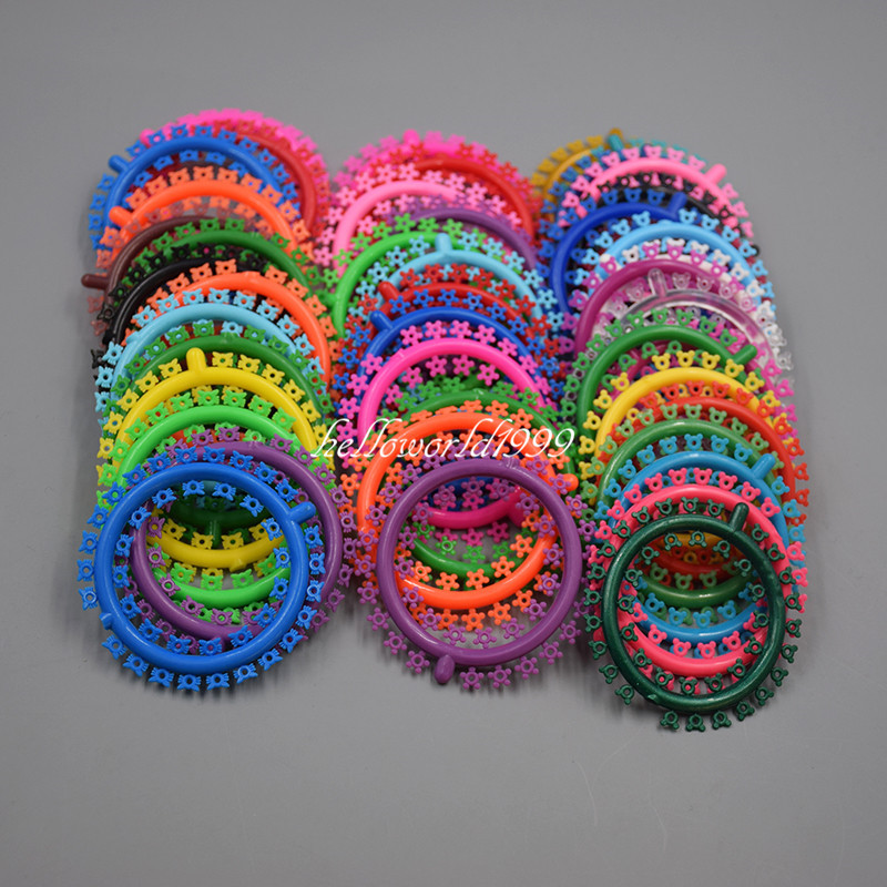 1000 Pcs Dental Orthodontic Elastic Rubber Multi-Colored Cartoon Ligature Tie