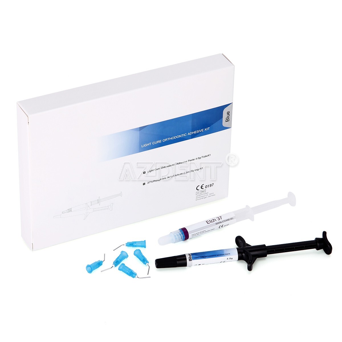 Dental Orthodontic Brackets Braces Mini Roth MBT/Light Cure Adhesive Resin Kit