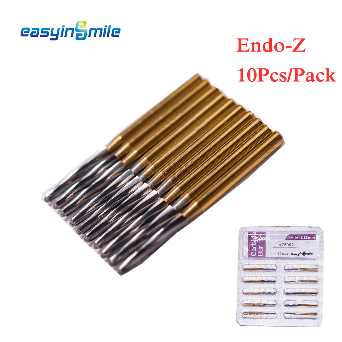 10Pcs surgical Dental ENDO-Z Burs Carbide Tungste cutter FG burr Drill 1.4*23mm
