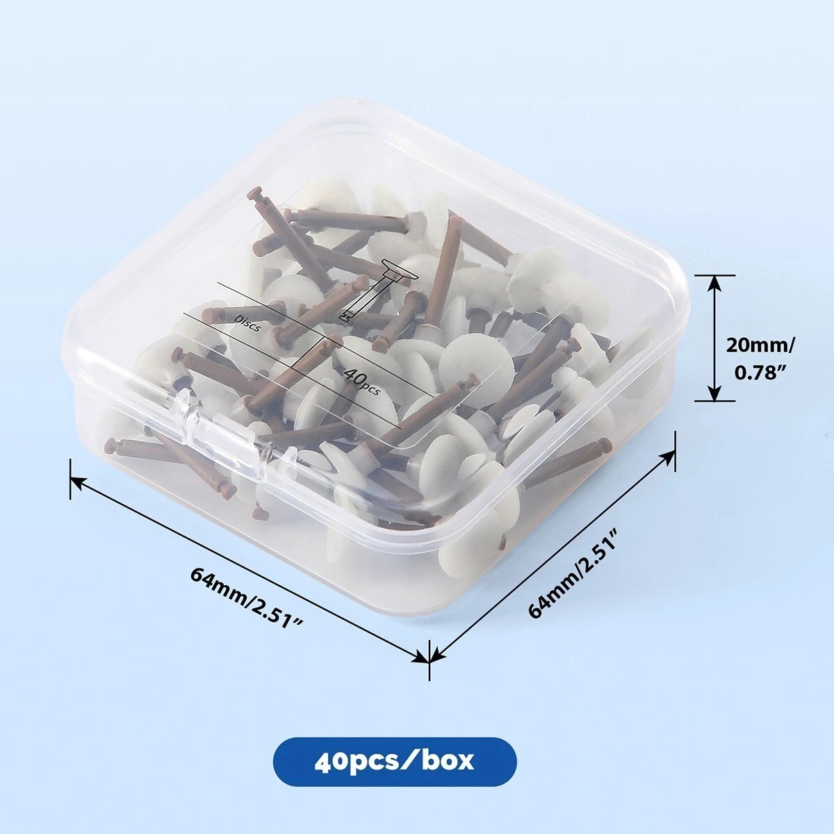Enhance Type Dental Composite Pre-polishing Polishing Finishing DISCS 40pcs Pack