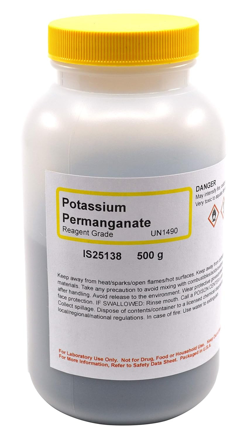 Potassium Permanganate Powder, 500G – Reagent-Grade – the Curated Chemical Coll