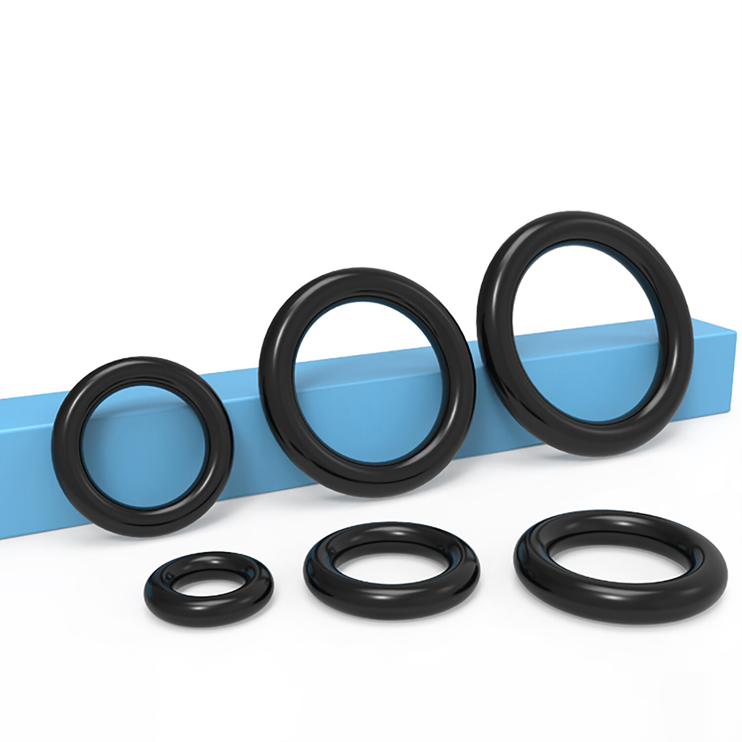 1.8mm Cross Section O-Rings NBR Nitrile Rubber 5.4 -133mm OD Oil Resistant Seals
