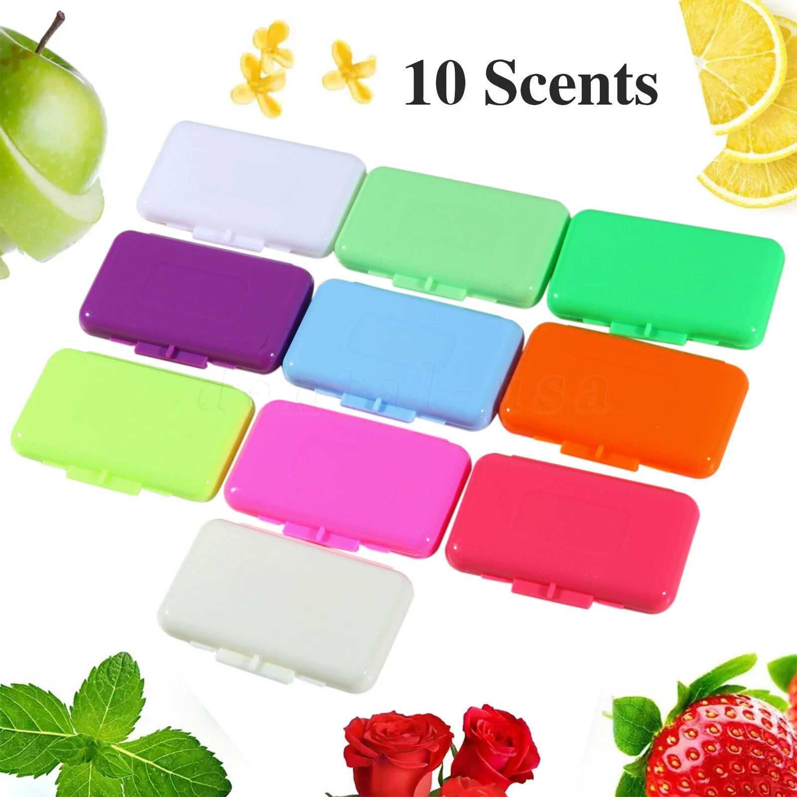 20Pack/100pcs Dental Orthodontics Ortho Wax Braces Gum Irritation 10 Fruit Scent