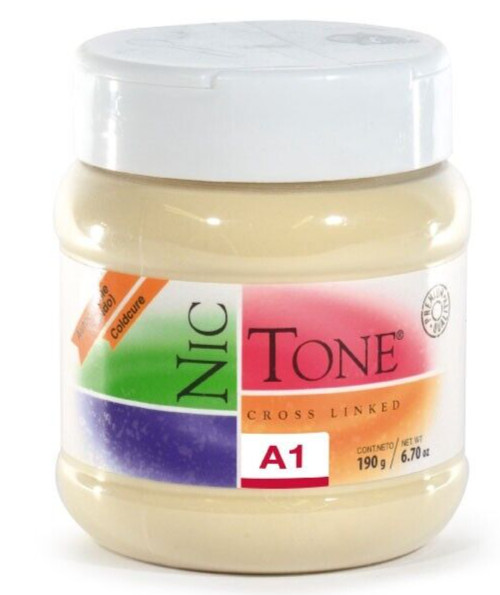 NIC TONE Autocurable Coldcure Acrylic Resin 190gm Powder A1 by MDC Dental