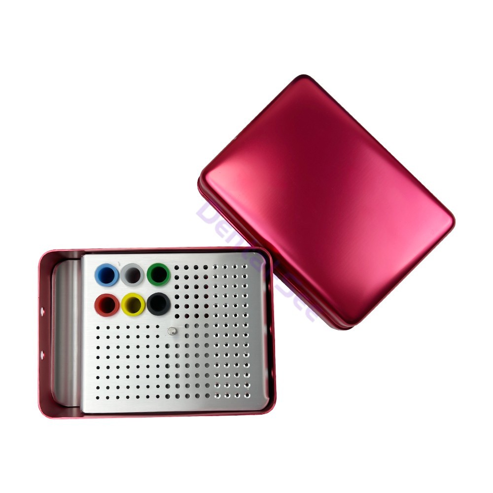 180 Holes Dental Endo Box FG Files Bur Holder Autoclave Disinfection Box ﻿