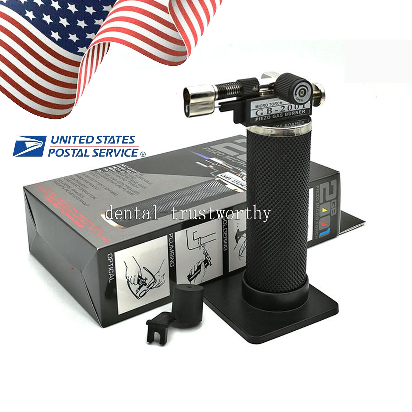 Dental Torch Lighter Industrial Welding Burner Adjustable Flame Soldering