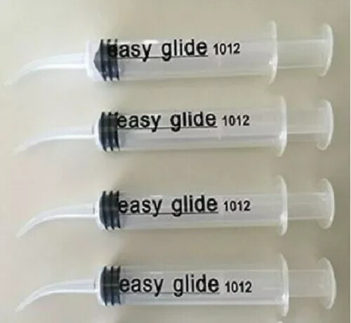 12-600 Syringes, GPS Dental Irrigation Syringes 12cc with Measurement Curved Tip
