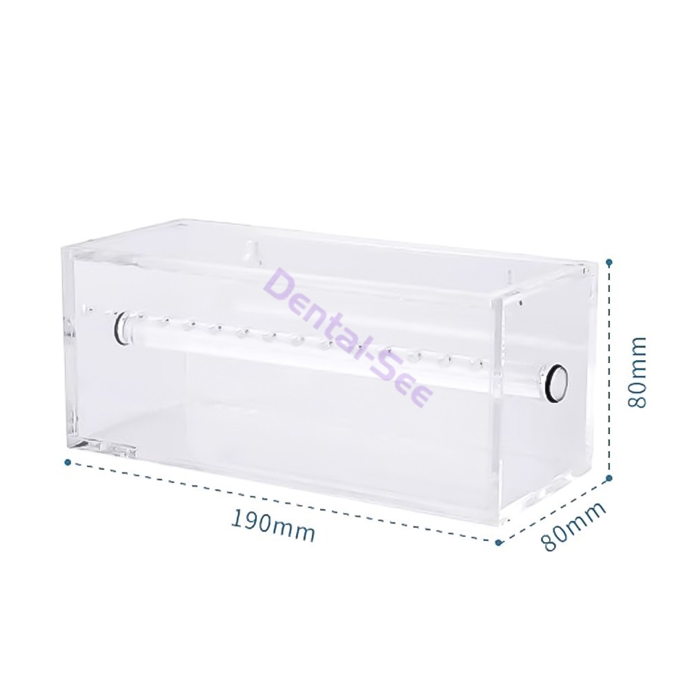 Dental Orthodontic Power Chain Box Acrylic Dispenser Placing Holder Case USA