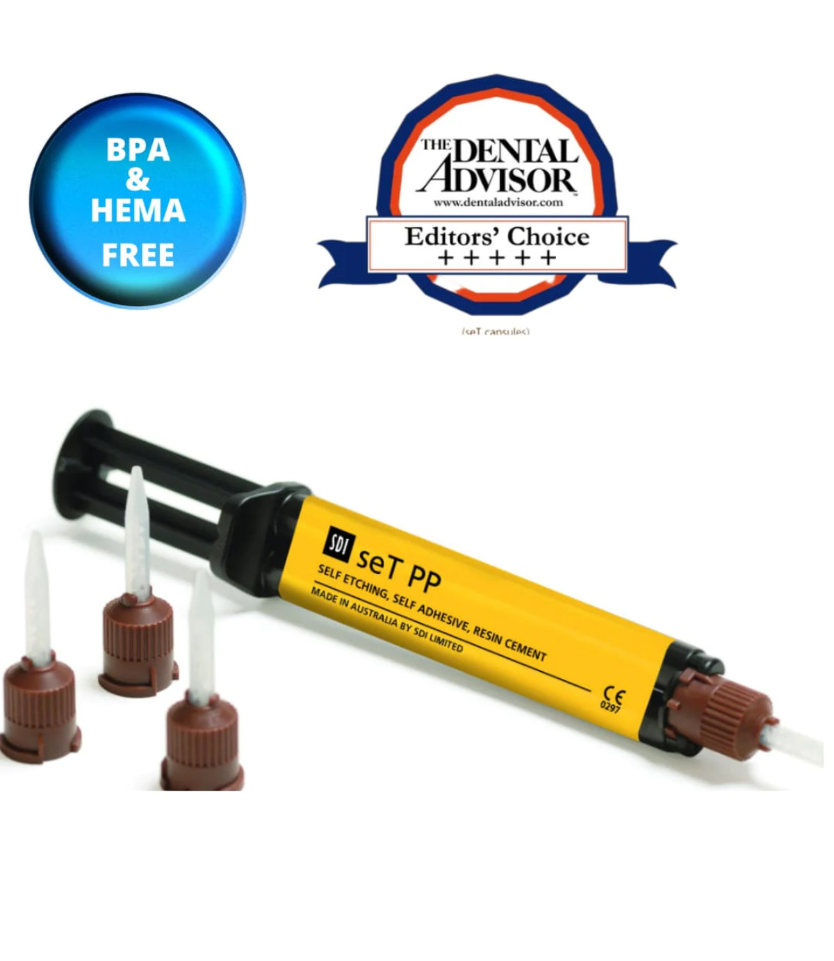 SDI Set PP Self Etching Self Adhesive Fast & Easy Resin Cement 7gm Fast Ship