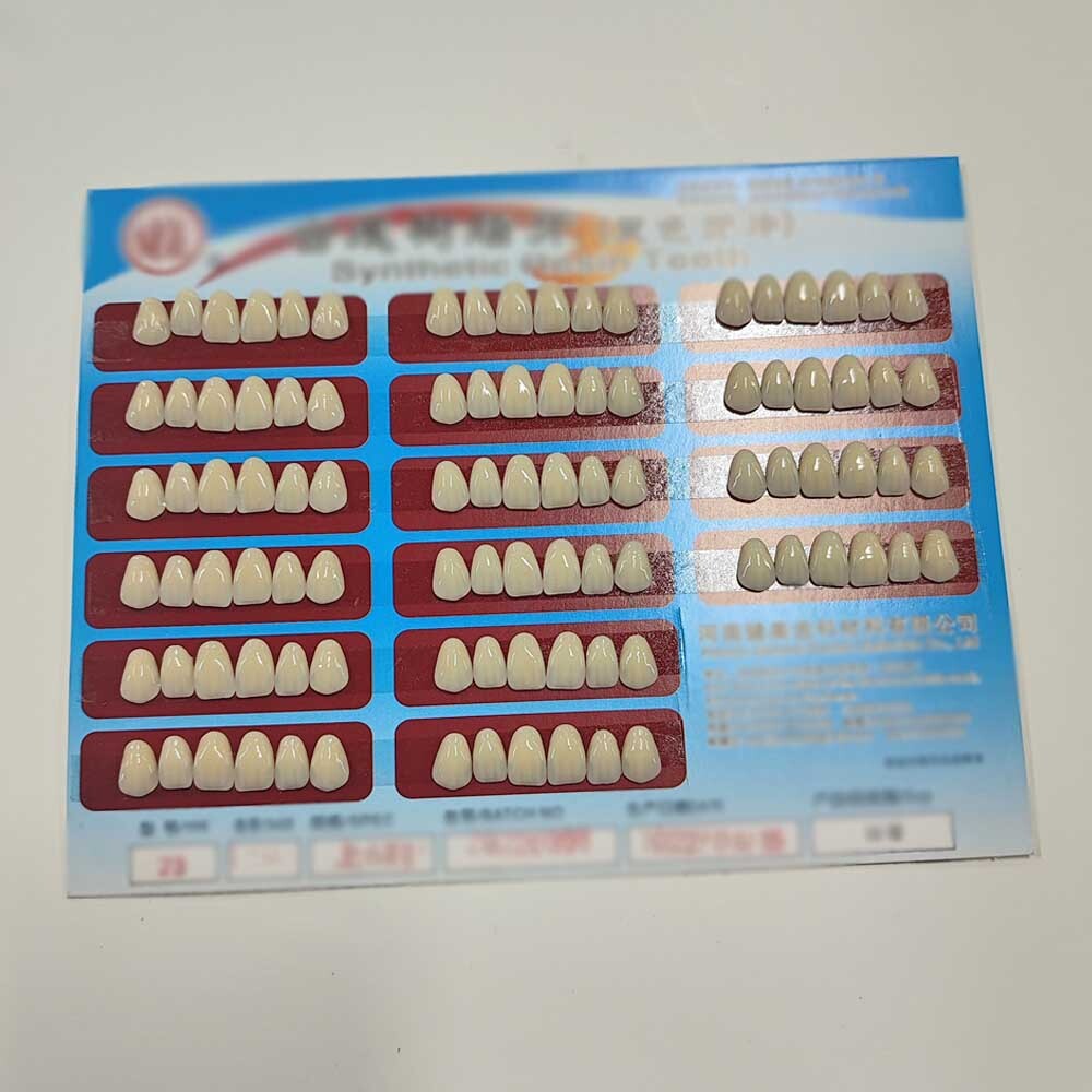 96pcs 23# A2 Dental Tooth Veneer Anterior Resin Thin Teeth Veneers Porcelain