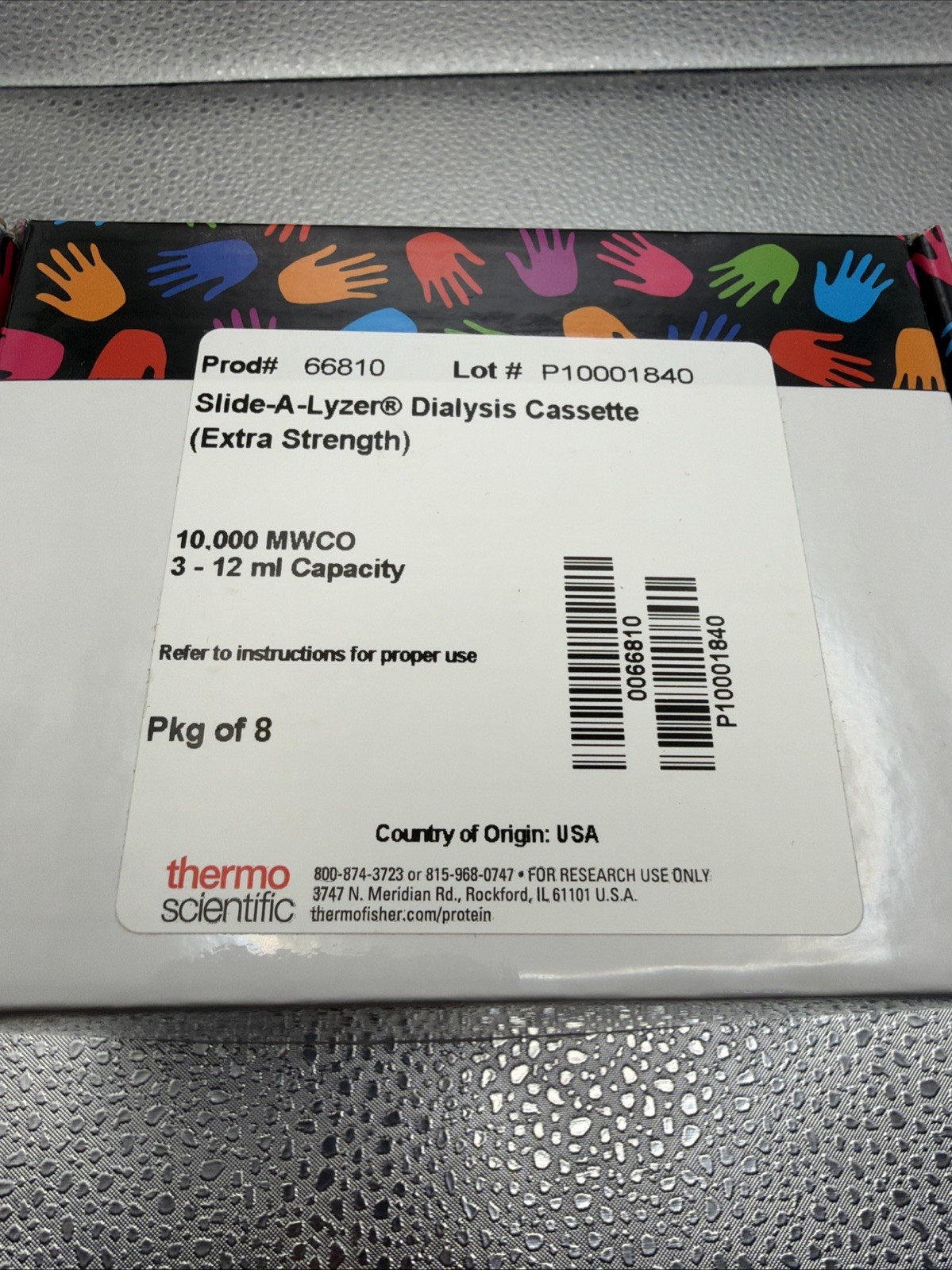 PARTIAL BOX THERMO SCIENTIFIC 66810 SLIDE-A-LYZER DIALYSIS CASSETTE 10K MWCO