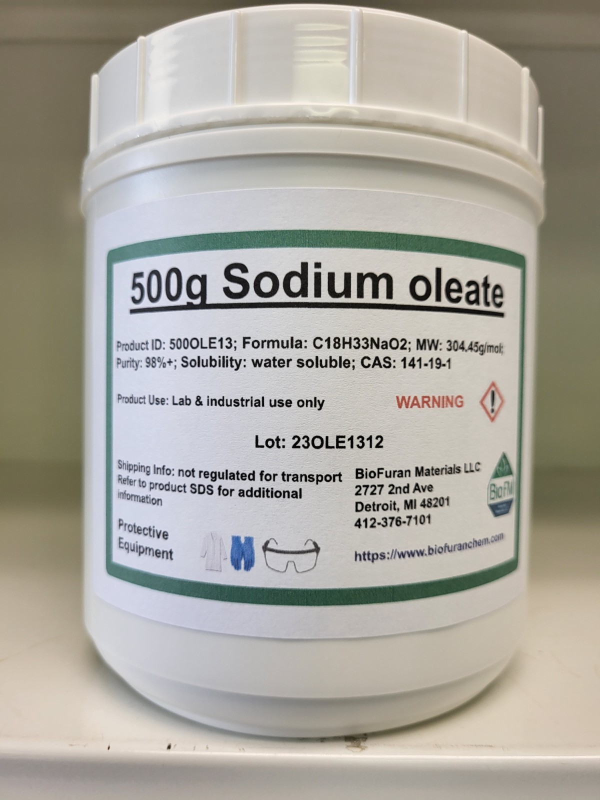 Sodium oleate, CAS 141-19-1