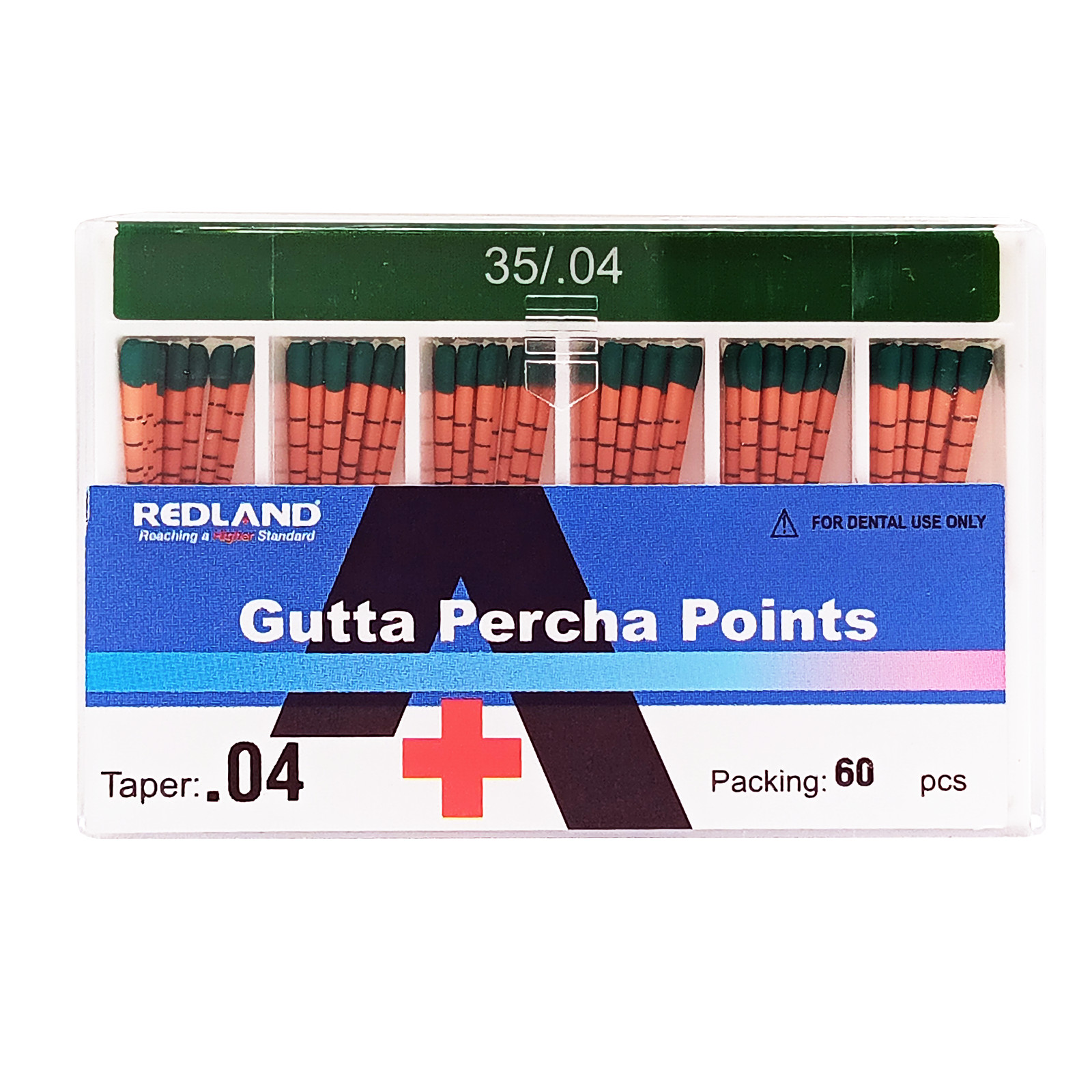 REDLAND MM Marked Endodontic Gutta Percha Point .02/.04/.06 Taper All Size 15-40