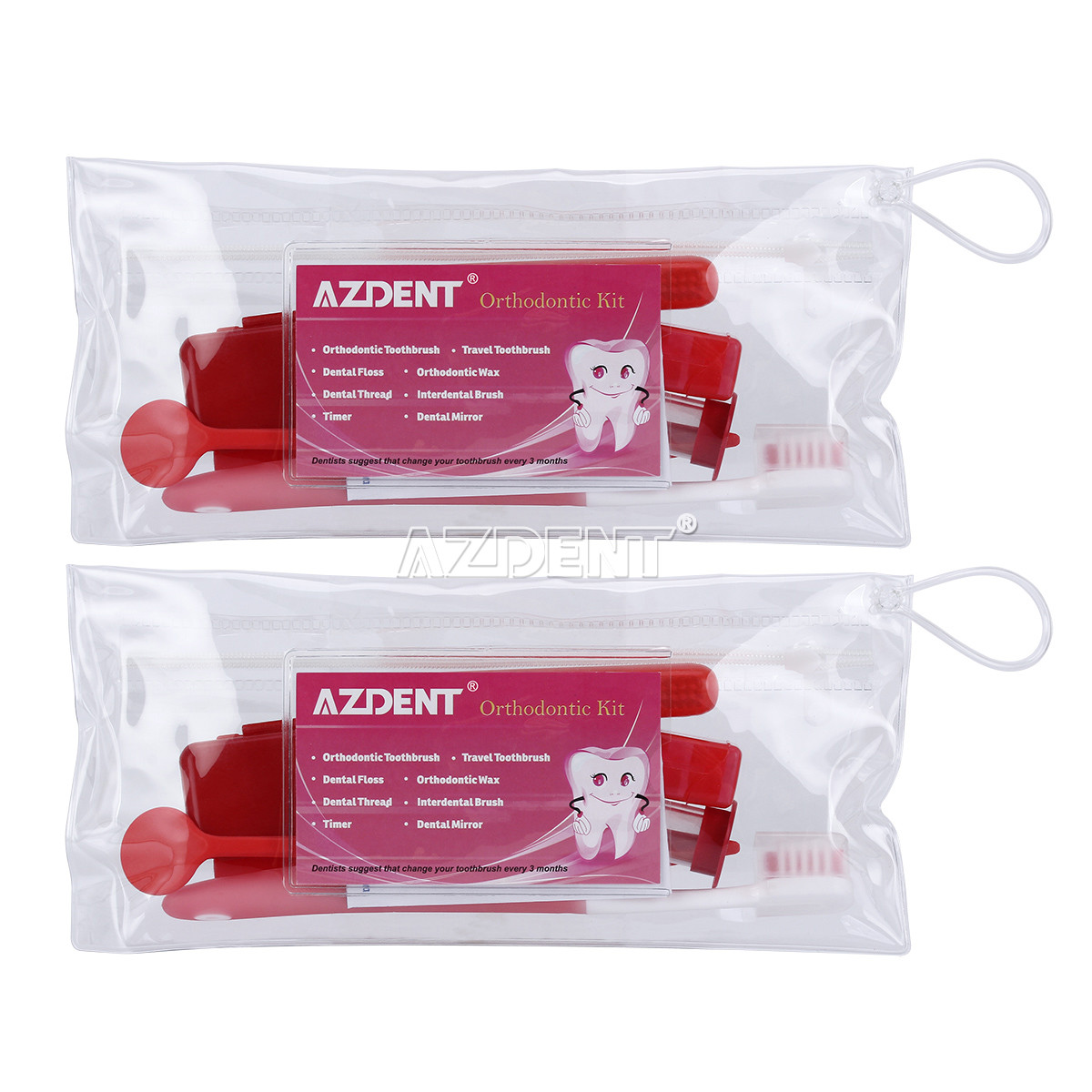 20 Kit AZ Dental Orthodontic Oral Care Kit Hygiene Clean Tools Teeth Whitening