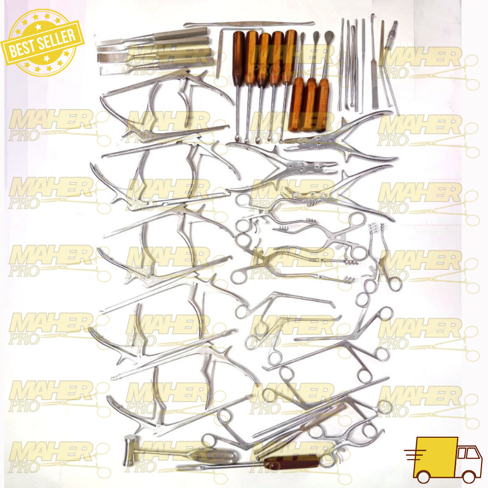 Laminectomy Complete Instruments Full Set 47 Pcs Spine Orthopedic Instruments
