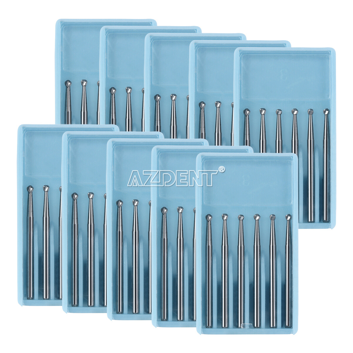 Dental Tungsten Carbide Bur FG Round/ Straight Fissure Surgical Handpiece Drill