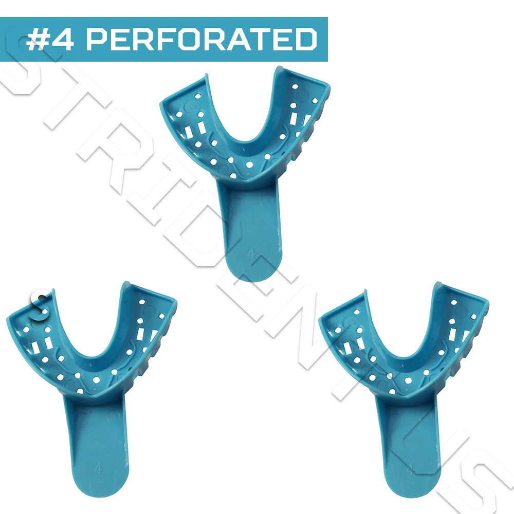 Dental Impression Tray Autoclavable 12 per box Multiple sizes