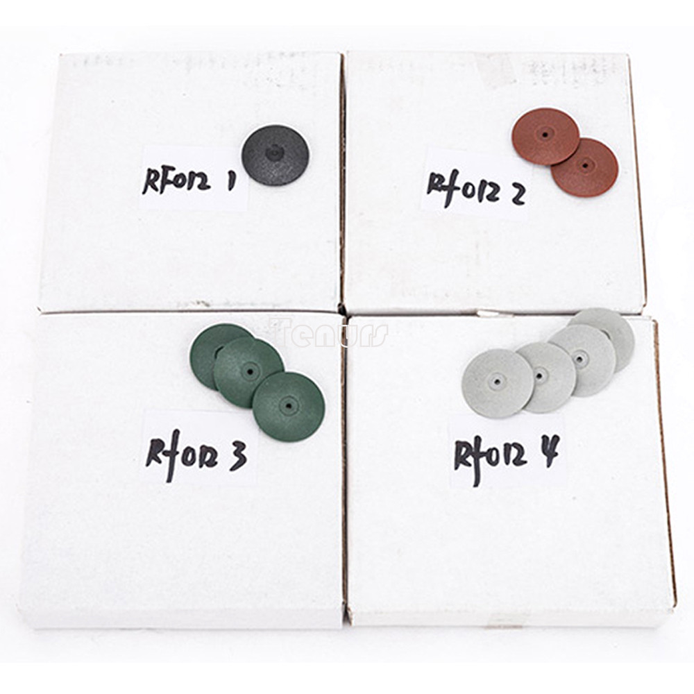100pcs dental Butterfly shaped rubber wheel Polishing Wheel Dental Lab Silicone