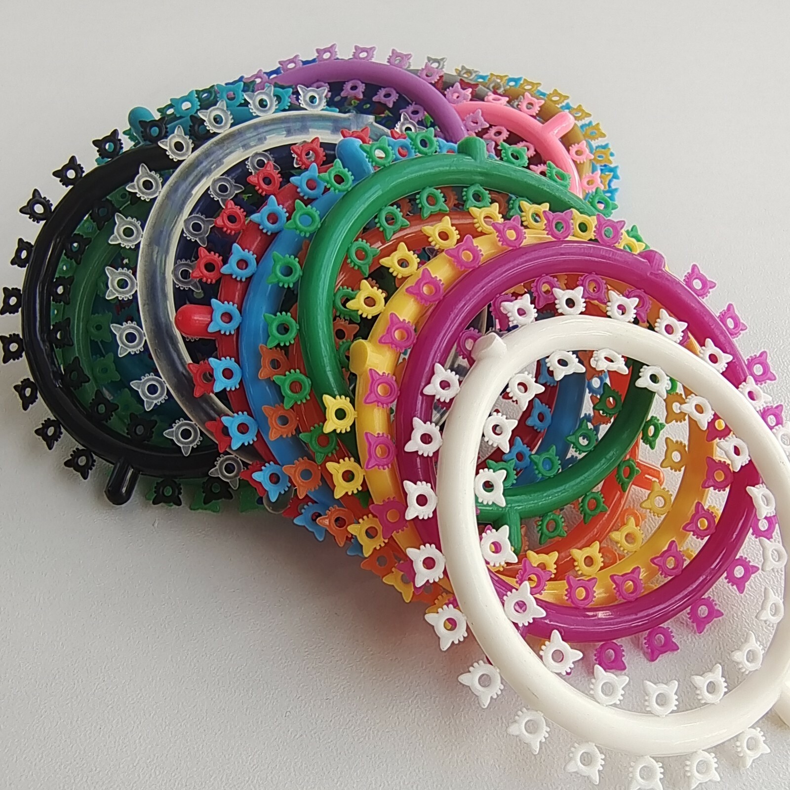 1000Pcs Dental Orthodontic Elastic Ligature Tie Multi-Colored Kitty Rubber Band