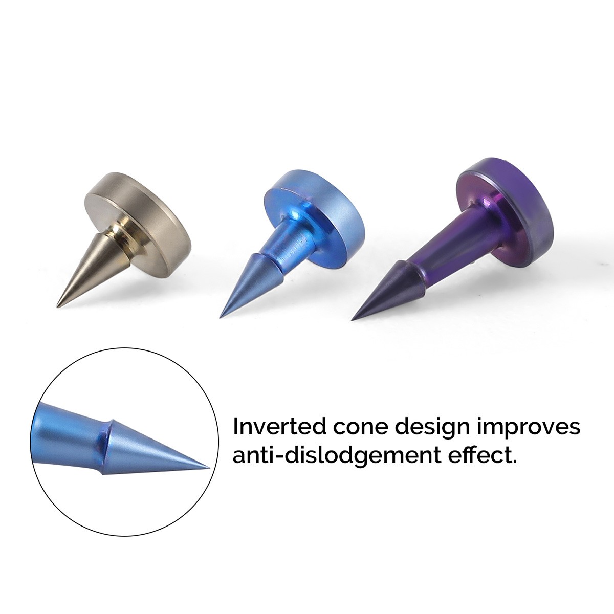 Dental Implant Membrane Tack Flat Head Alloy Membrane Fixation Stabilization Pin