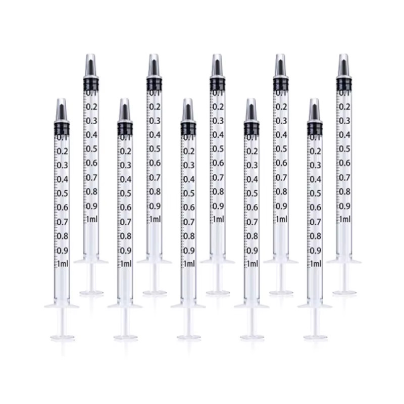 2-20Pcs 1Ml-10Ml Plastic Reusable Syringe for Measuring Nutrient Hydroponics Kit