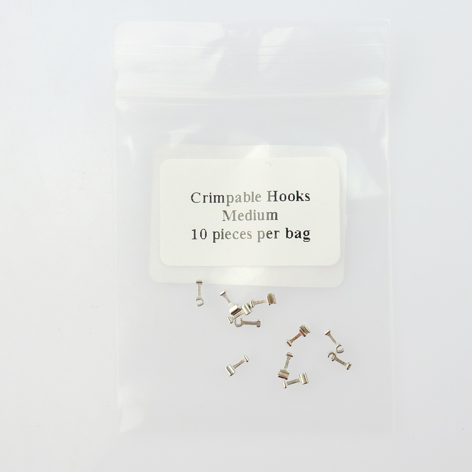 10X Dental Orthodontic Crimpable Hook sliding right/left/long/left for bracket